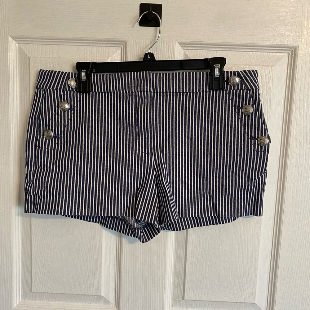 LOFT Nautical Striped Women's Shorts- NWOT never worn Size 12